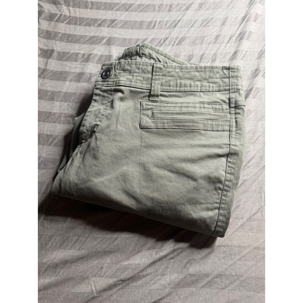 Kuhl Splash Roll-Up Pants Olive Green Women 10 Short Hiking Outdoor Casual